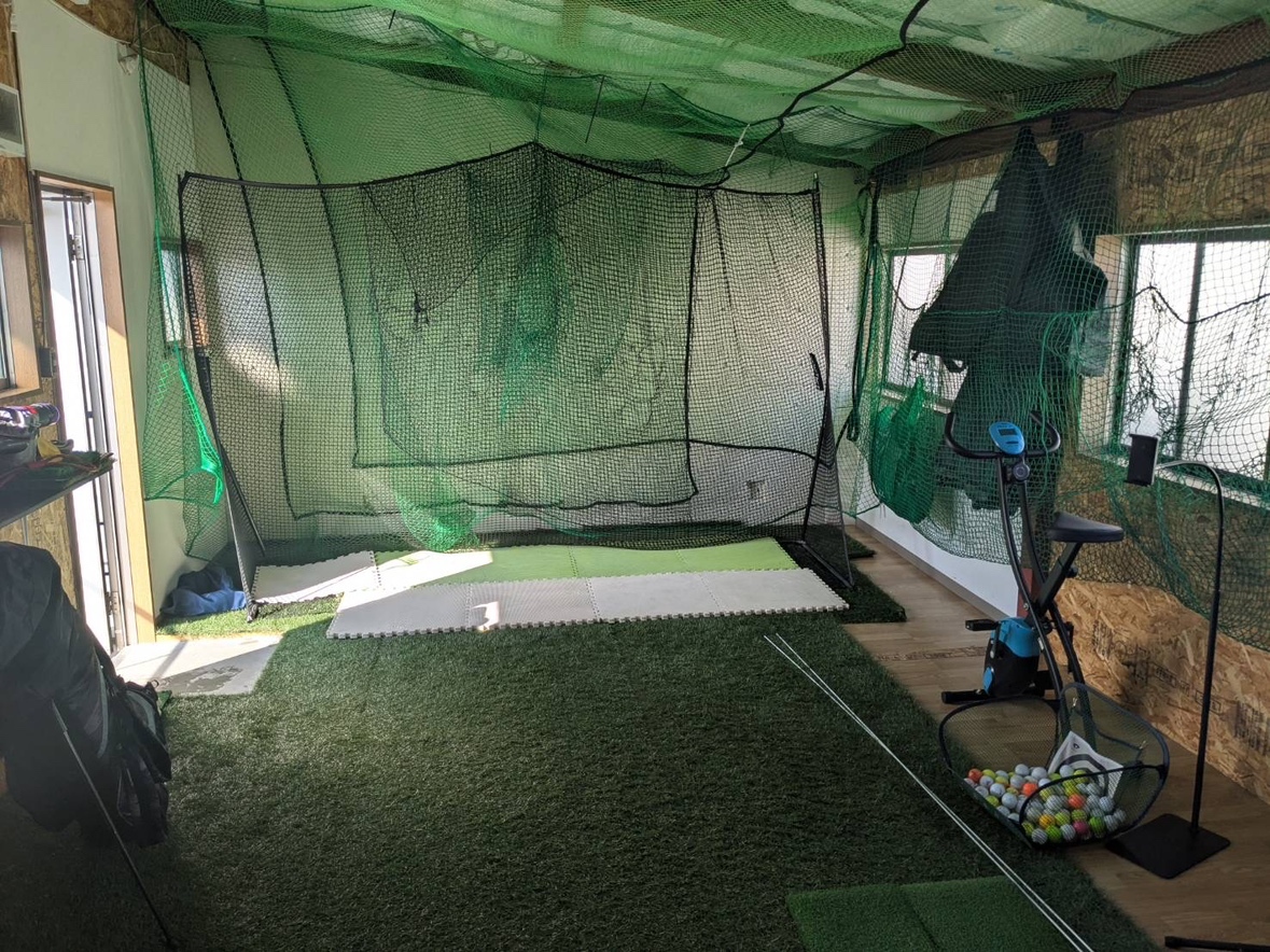 ゴルフ練習風景